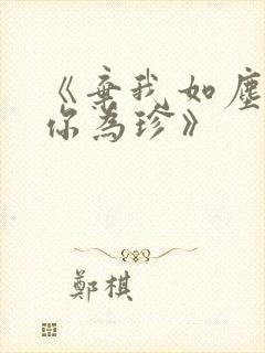 《弃我如尘,嫁你为珍》封面