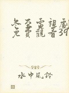 冬至电视剧手机免费观看39集