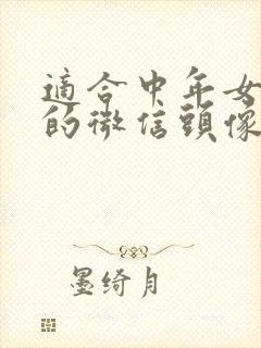 适合中年女人用的微信头像