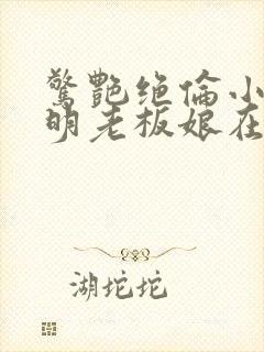 惊艳绝伦小说江明老板娘在线阅读