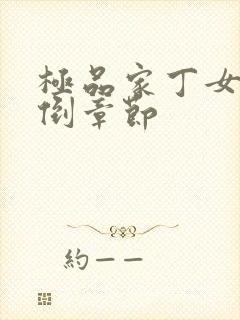 极品家丁女主推倒章节