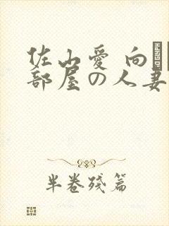 佐山爱 向かい部屋の人妻在线
