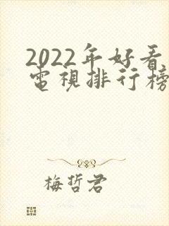 2022年好看电视排行榜前十名