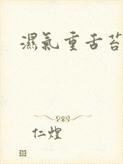 湿气重舌苔白厚