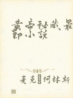 黄帝秘藏最新章节小说