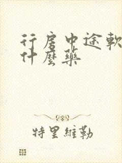 行房中途软了吃什么药