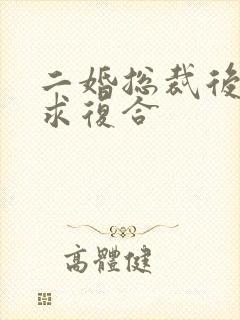 二婚总裁后前妻求复合