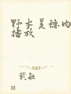 野本美穗肉在线播放