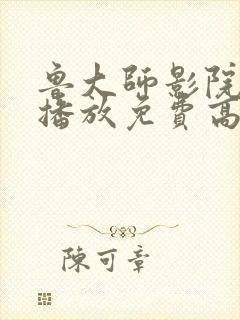 鲁大师影院在线播放免费高清电视剧