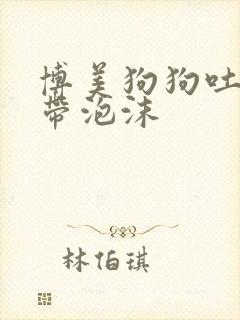 博美狗狗吐黄水带泡沫