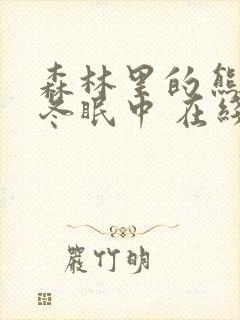 森林里的熊先生冬眠中 在线播放