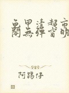 龟甲清超市笔趣阁无弹窗明星