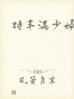 特丰满少妇毛片