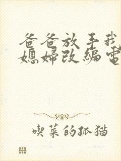 爸爸放手我是你媳妇改编电视剧