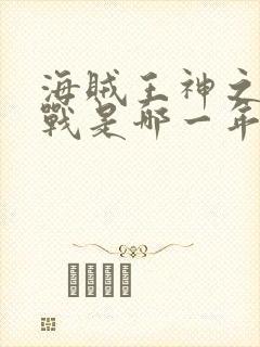 海贼王神之谷大战是哪一年