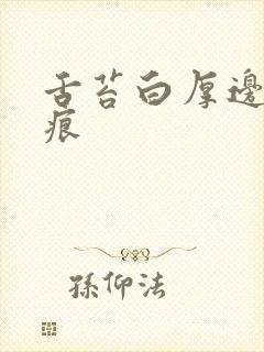 舌苔白厚边缘齿痕