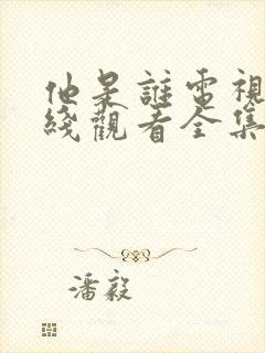 他是谁电视剧在线观看全集免费高清