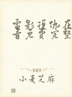 电影复仇在线观看免费完整版