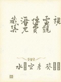 藏海传电视剧全集免费观