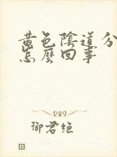 黄色阴道分泌物怎么回事