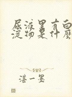 尿液里有白色沉淀物是什么原因