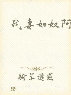 我妻如奴阿力封面