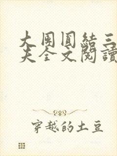 大团圆结三女一夫全文阅读封面