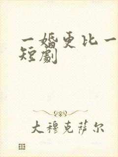 一婚更比一婚高短剧