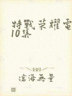 特战荣耀电视剧10集封面