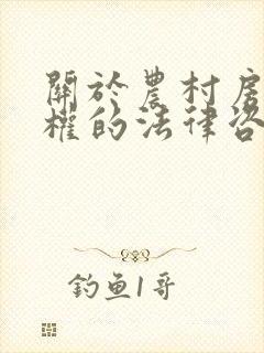 关于农村房屋确权的法律咨询封面