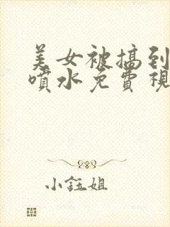 美女被搞到高潮喷水免费视频