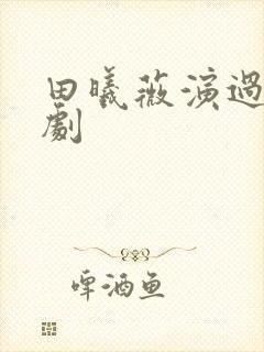 田曦薇演过哪些剧