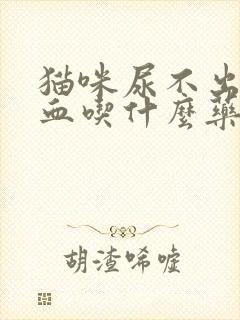 猫咪尿不出来尿血吃什么药