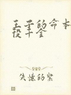 王子的命本是恶役千金