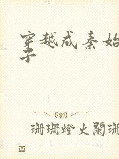 穿越成秦始皇儿子封面