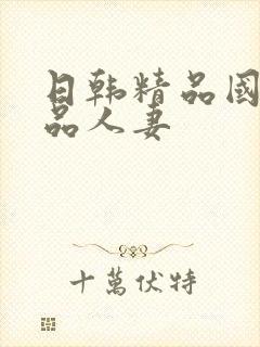 日韩精品国产精品人妻