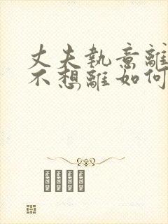 丈夫执意离婚我不想离如何挽救