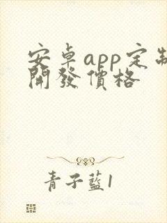 安卓app定制开发价格