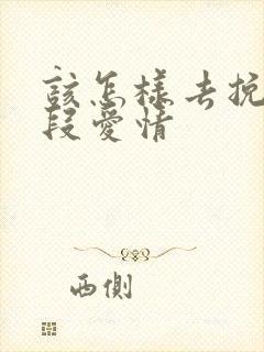 该怎样去挽回一段爱情