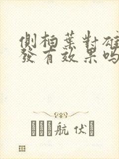 侧柏叶对雄性脱发有效果吗