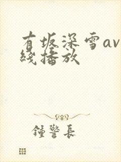 有坂深雪av在线播放封面