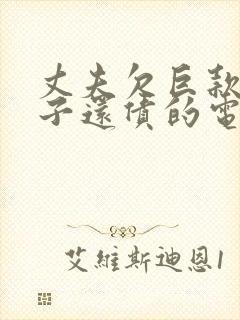 丈夫欠巨款,妻子还债的电影