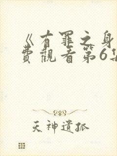 《有罪之身》免费观看第6集