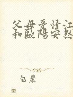 父母爱情江昌义和欧阳安然结局封面