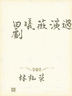 田曦薇演过哪些剧