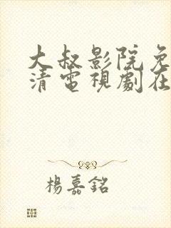 大叔影院免费高清电视剧在线观看封面