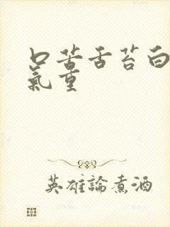 口苦舌苔白厚湿气重