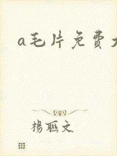 a毛片免费大全