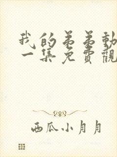 我的弟弟动漫第一集免费观看全集