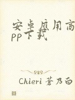 安卓应用商店app下载